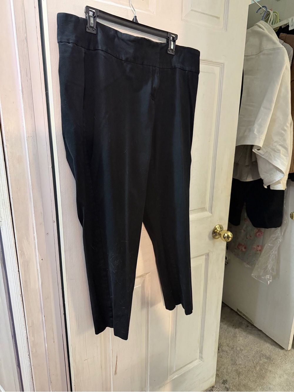 Alfani Black Women's Dress Trousers - Classic Straight Leg